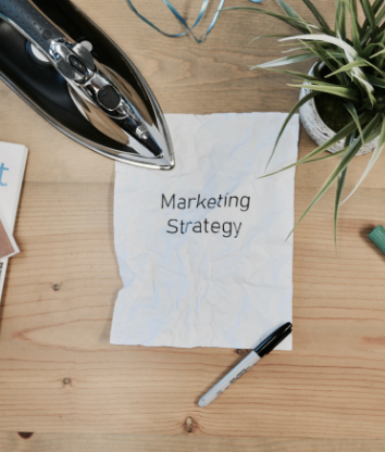 a notepad with text about inbound marketing strategy